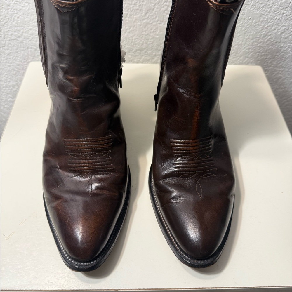 Men's Brown Leather Boots